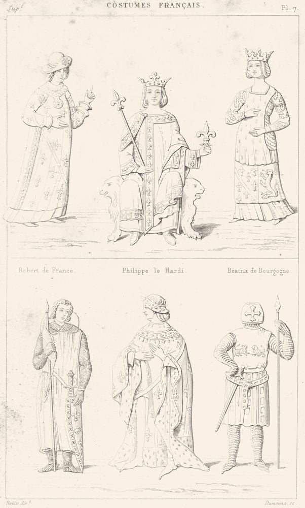 PHILIPPE BOLD. Beatrix Bourgogne Eudes Chartres Hugues Vidame Chalons 14C 1875